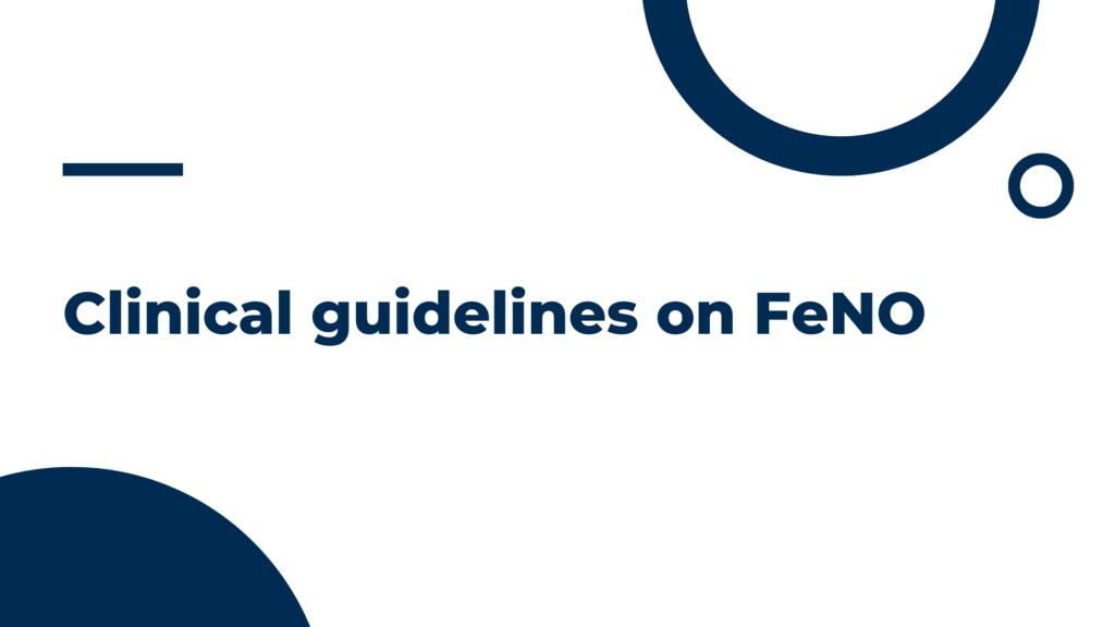 Clinical guidelines on FeNO