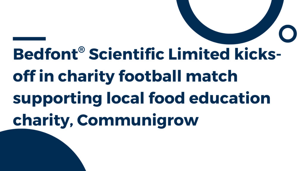 Bedfont® Scientific Limited kicks-off in charity football match supporting local food education charity Communigrow