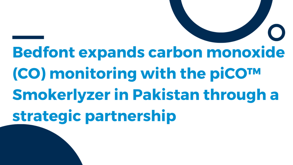 Bedfont® Scientific Limited expands carbon monoxide (CO) monitoring with the piCO™ Smokerlyzer® in Pakistan through a strategic partnership