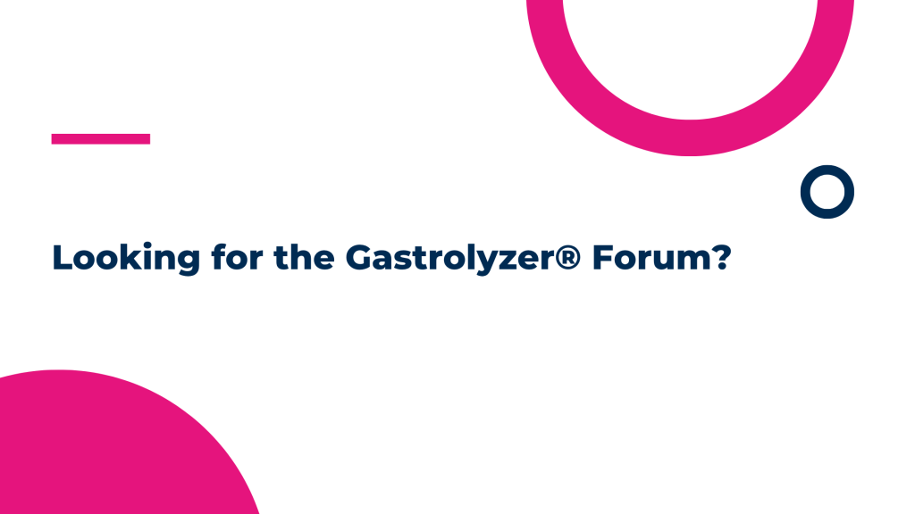 Gastrolyzer Forum